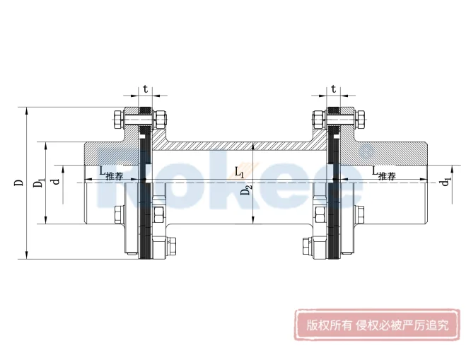 JMIIJ型膜片联轴器